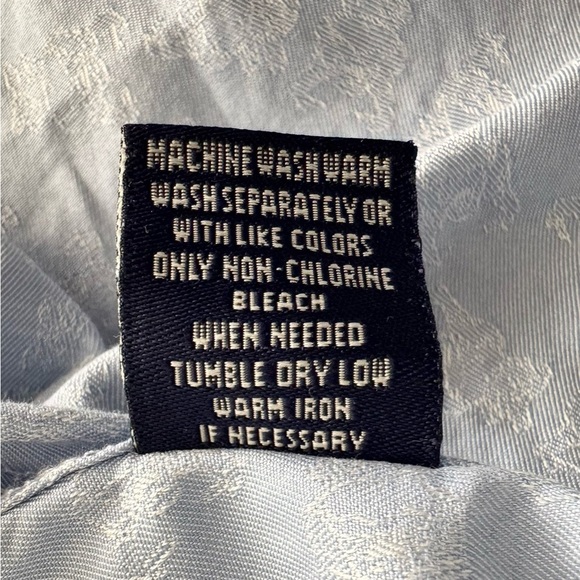 ROBERT GRAHAM Men’s Blue Buddha Jacquard Long Sleeve Button Up Shirt-Size Large - Picture 6 of 12